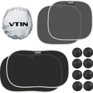 VTIN Car Window Shade, 4 Pcs 80 GSM Car Sun Shade